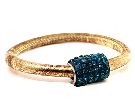 Braccialetto Party Gold Chiusura Magnetica Cristalli Ottanium