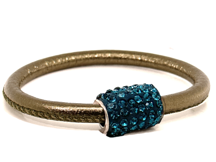 Braccialetto Party Bronze Chiusura Magnetica Cristalli Ottanium