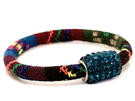 Braccialetto Kilim Autumn Chiusura Magnetica Cristalli Ottanium