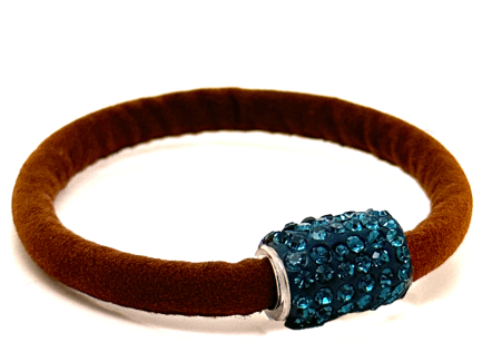 Braccialetto Venice Brown Chiusura Magnetica Cristalli Ottanium