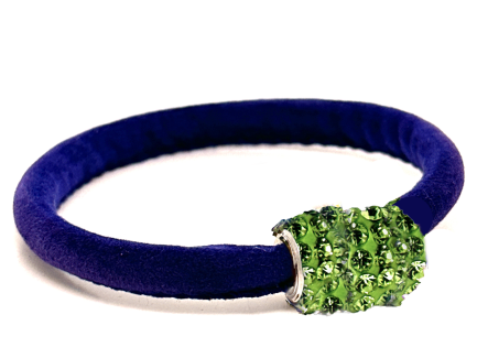 Braccialetto Venice Night Chiusura Magnetica Cristalli Verde Chiaro