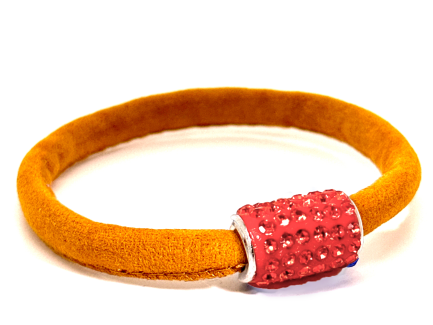 Girocollo Venice Sun Chiusura Magnetica Cristalli Arancione