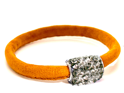 Girocollo Venice Sun Chiusura Magnetica Cristalli Grigio Perla