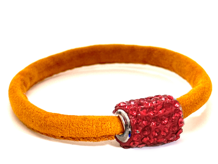 Girocollo Venice Sun Chiusura Magnetica Cristalli Rossi