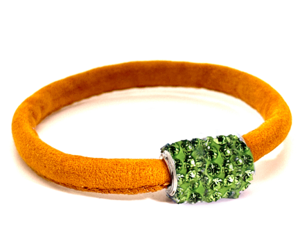 Girocollo Venice Sun Chiusura Magnetica Cristalli Verde Chiaro