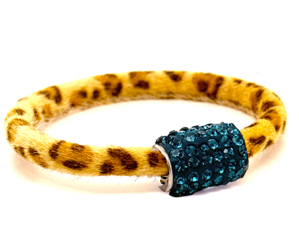 Braccialetto Wild Yellow Chiusura Magnetica Cristalli Ottanium