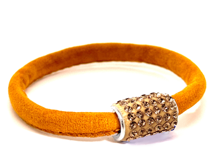 Braccialetto Venice Sun Chiusura Magnetica Cristalli Oro