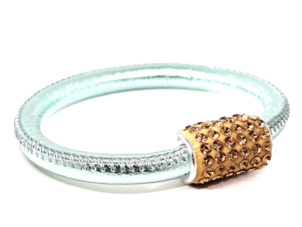 Girocollo Party Ice Chiusura Magnetica Cristalli Oro