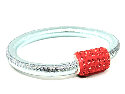 Girocollo Party Ice Chiusura Magnetica Cristalli Arancione