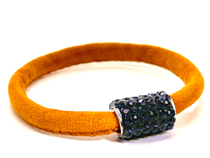 Braccialetto Venice Sun Chiusura Magnetica Cristalli Blu Notte