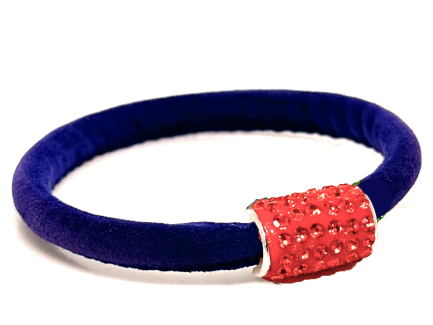 Girocollo Venice Night Chiusura Magnetica Cristalli Arancione