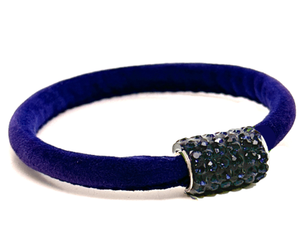 Braccialetto Venice Night Chiusura Magnetica Cristalli Blu Notte