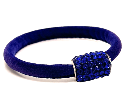 Girocollo Venice Night Chiusura Magnetica Cristalli Blu